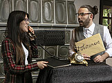 Schauspieler telefonieren
