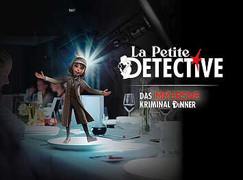Das immersive Krimidinner La Petite Détective in 3D-Projektion