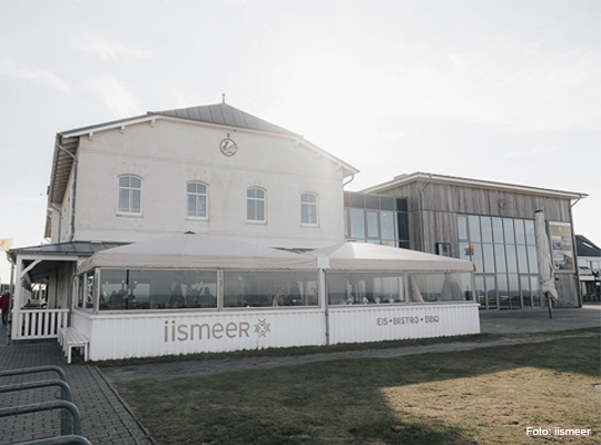 Pavillonansicht bei Tag