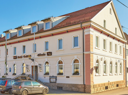 Außenansicht des Hotel Rössle