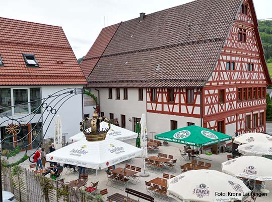 Außenansicht der Krone Lautlingen