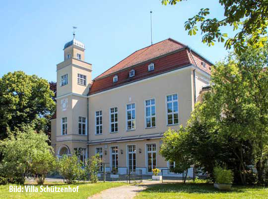 Außenansicht der Villa Schützenhof in Berlin