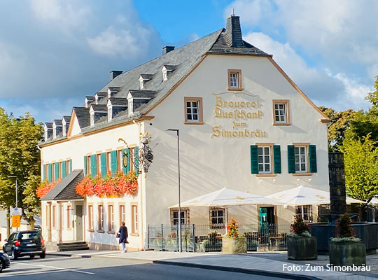 Außenansicht von Brauerei-Ausschank "Zum Simonbräu"