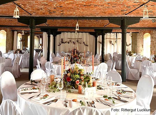 Krimidinner Rittergut Lucklum schöne Innenräume