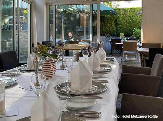 Dinnerkrimi im Hotel Metzgerei Rößle in Dettingen an der Erms