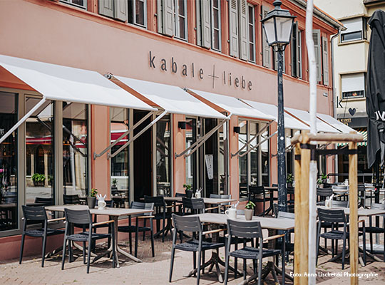 Außen Ansicht des k a b a l e  +  l i e b e in Grünstadt