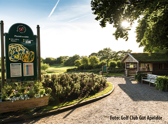 Einfahrt des  Golf Club Gut Apeldör