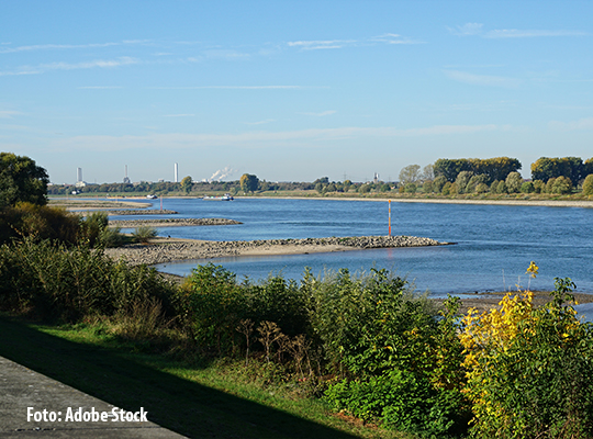 Landschaft von Monheim am Rhein