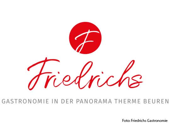 Logo des Dinnerkrimi Standortes Friedrichs in Neuffen mit Schriftzug darunter