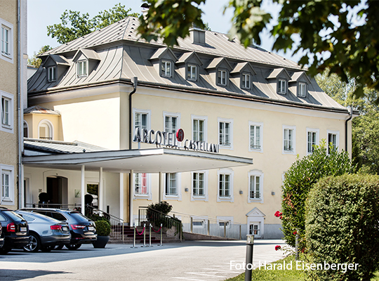 Außenansicht des schönen ARCOTEL Castellani