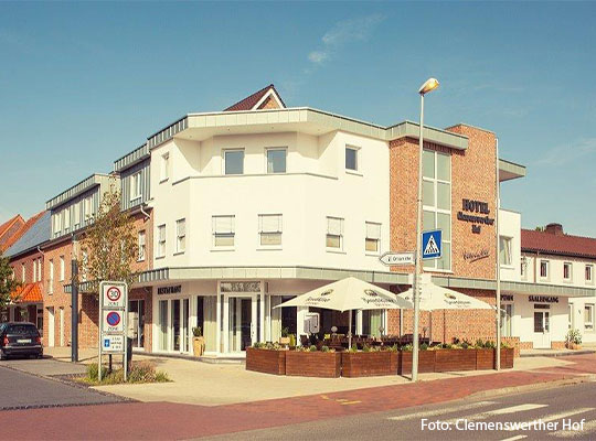 Außenansicht vom Clemenswerther Hof 