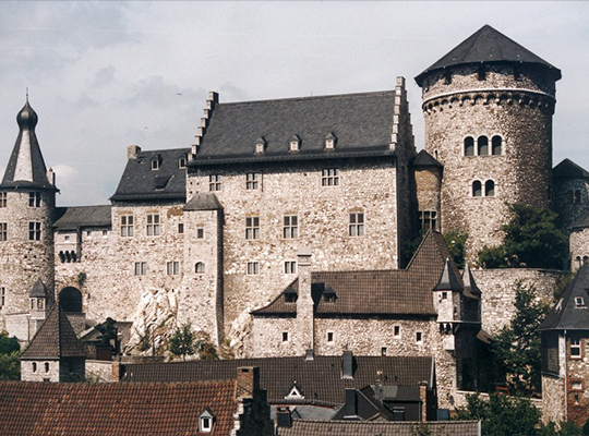 Turm der alten Burg in Stolberg