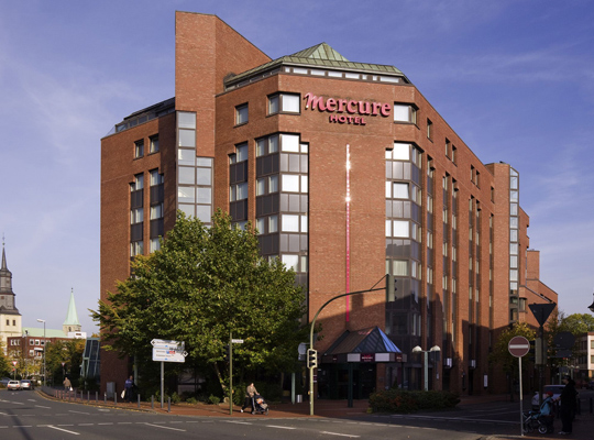 Außenansicht des Mercure Hotels in Hamm