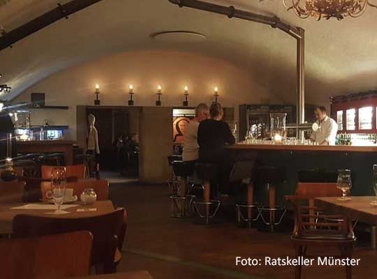 Ratskeller in Münster, tolles Ambiente beim Krimidinner Münster