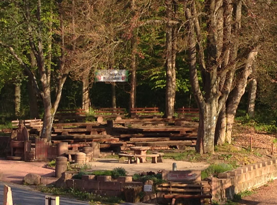 Mitten in der Natur beim Kriminaldinner Odenwald 