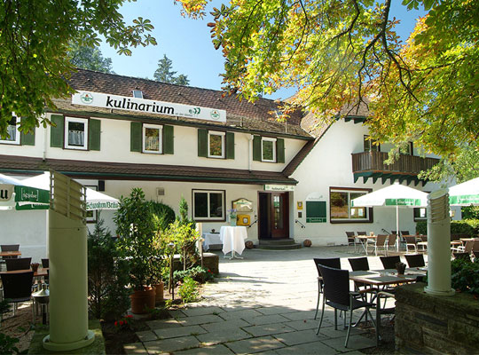 Mitten in der Natur liegt das Kulinarium an der Glems für unser Krimidinner Stuttgart